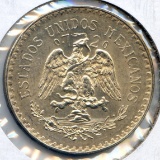 Mexico 1940 silver 1 peso choice BU