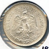 Mexico 1939 silver 50 centavos choice BU
