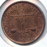 Mombasa 1888 1 pice choice UNC RB