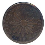 Uruguay 1869-A 1 centesimo nice XF