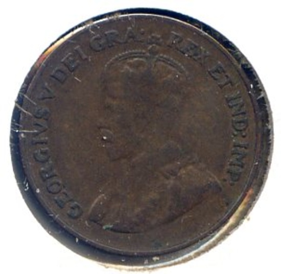 Canada 1922 1 cent VF