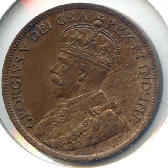 Canada 1916 1 cent glossy AU/UNC BN