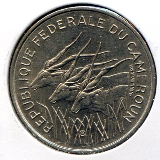Cameroon 1971 100 francs UNC