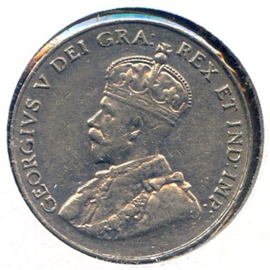 Canada 1934 5 cents BU