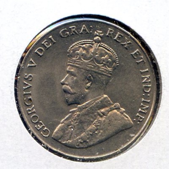 Canada 1930 5 cents lustrous UNC