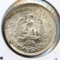 Mexico 1944 silver 50 centavos gem toned BU