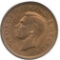 New Zealand 1942-57 pennies, 6 pieces AU to BU