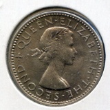 New Zealand 1953 1 shilling choice BU