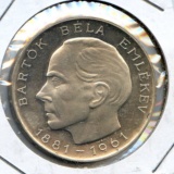 Hungary 1961-BR silver 50 forint Bartok PROOF