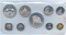 Bahamas 1974 silver proof set, 9 pieces