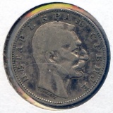 Serbia 1904 silver 1 dinar VF