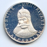 Turkey 1971 silver 50 lira Battle of Malazgirt choice PROOF