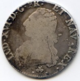 France 1779-L silver ecu VG/F details filed rims