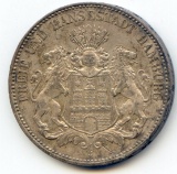 Germany/Hamburg 1914-J silver 3 marks AU