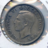 Great Britain 1939 silver 1/2 crown XF