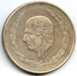 Mexico 1952 silver 5 pesos BU
