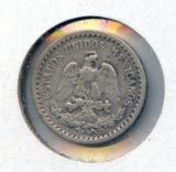 Mexico 1919 silver 10 centavos VF