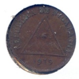 Nicaragua 1919 1 centavo XF