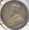 India/British 1917 silver rupee XF/AU