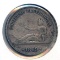 Spain 1869 SNM silver 1 peseta VF VERY SCARCE