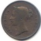 Straits Settlements 1845 1 cent about VF