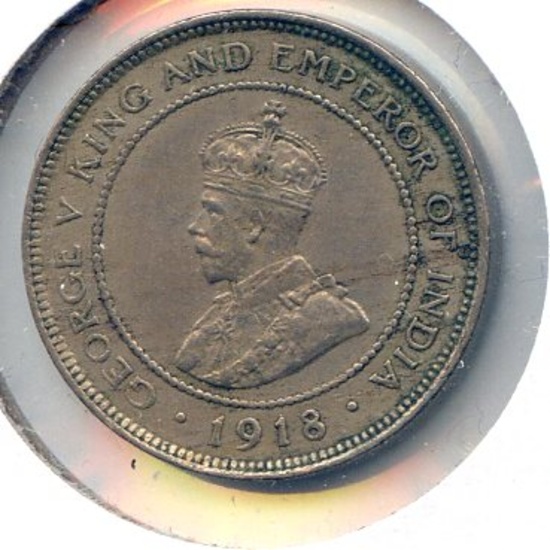 British Honduras 1918 5 cents choice XF SCARCE