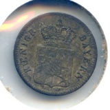 Germany/Bavaria 1841 silver 1 kreuzer XF