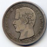 Guatemala 1863-R silver 4 reales VF