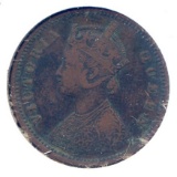 India/British 1875 1/4 anna VF
