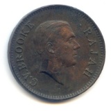 Sarawak 1929-H 1 cent AU