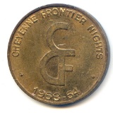 USA/Wyoming 1963 Cheyenne 1 dollar token UNC