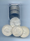 Turkey 1960 silver 10 lira roll of 17 pieces