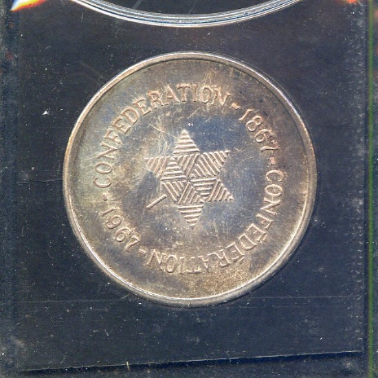 Canada 1967 sterling Confederation Centennial medal PROOF