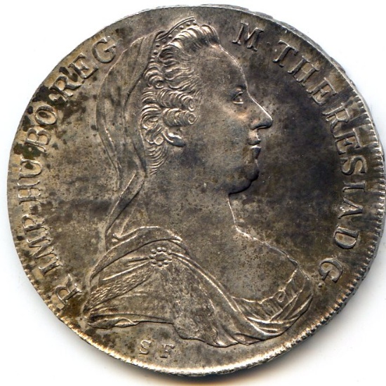 Austria silver Maria Theresa thaler restrike PROOF