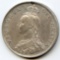 Great Britain 1887 silver florin nice AU