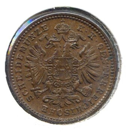 Austria 1885 1 kreuzer UNC