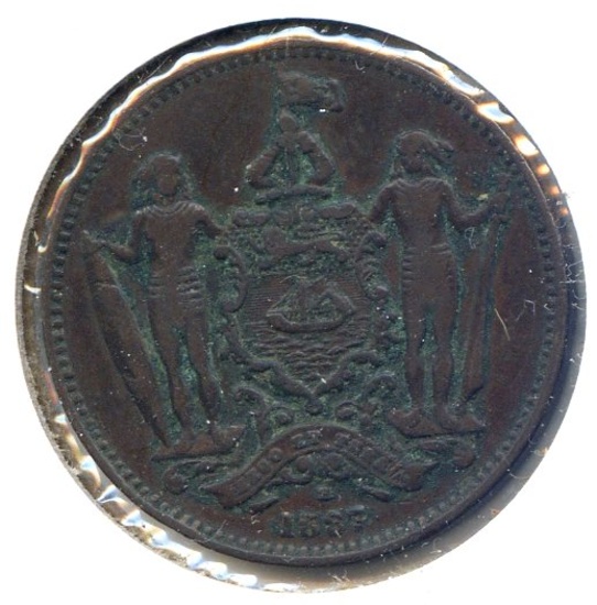 British North Borneo 1887-H cent good VF