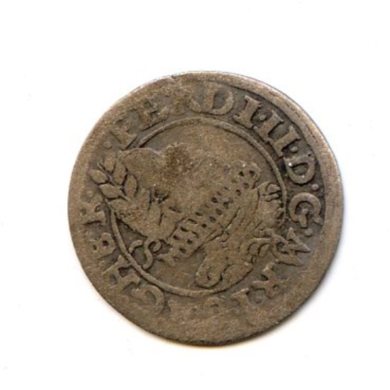 Austria 1626 silver 1 kreuzer about F