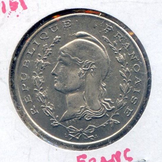 Algeria/Bone 1915 1 franc token AU