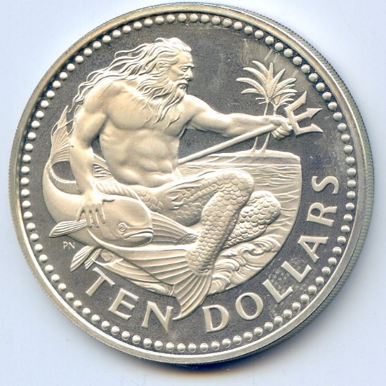Barbados 1979 silver 10 dollars PROOF