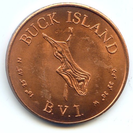 Buck Island c. 1960 1/2 buck choice BU RD