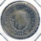 Ecuador 1834 GJ silver 1 real about VF SCARCE