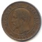 France 1855-B ten centimes choice XF