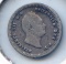 Essequibo and Demerary 1835 silver 1/8 guilder about VF SCARCE overdate