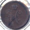 Russia 1842 EM 1 kopeck F/VF