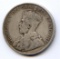 Canada 1918 silver 50 cents aF/VF