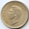 South Africa 1952 silver 5 shillings lustrous AU/UNC