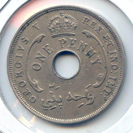 British West Africa 1933 1 penny XF