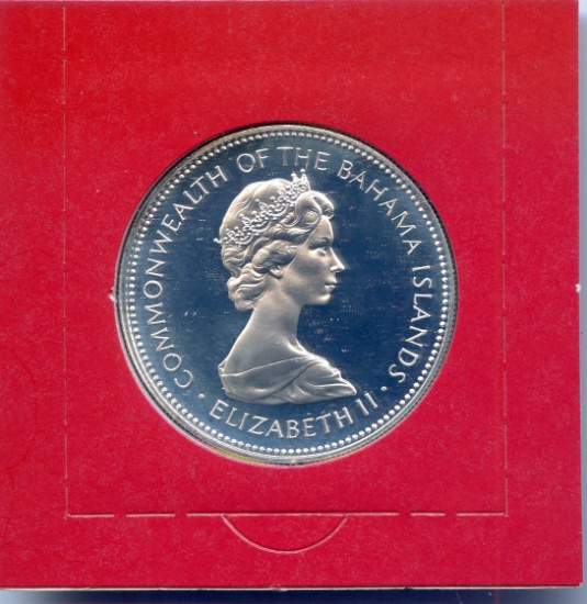 Bahamas 1971 silver 2 dollars PROOF