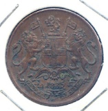 India/British 1835 1/4 anna XF